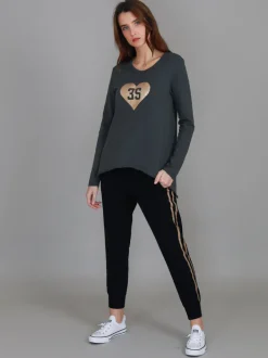 3rd Story Dutson 3S Heart T Shirt< Long Sleeves