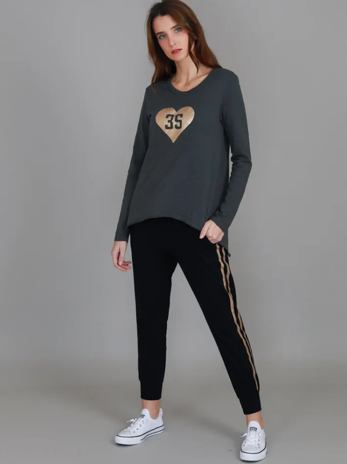 3rd Story Dutson 3S Heart T Shirt< Long Sleeves