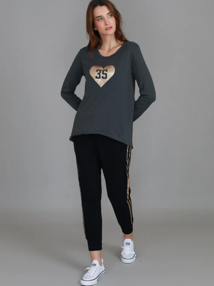 3rd Story Dutson 3S Heart T Shirt< Long Sleeves