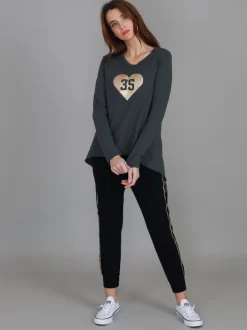 3rd Story Dutson 3S Heart T Shirt< Long Sleeves