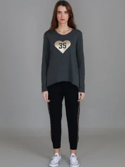 3rd Story Dutson 3S Heart T Shirt< Long Sleeves