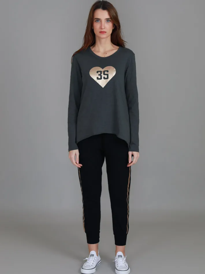 3rd Story Dutson 3S Heart T Shirt< Long Sleeves