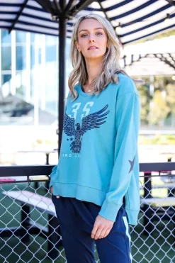3rd Story Eagle With Logo Sweatshirt< Sweatshirts|Sweatshirts