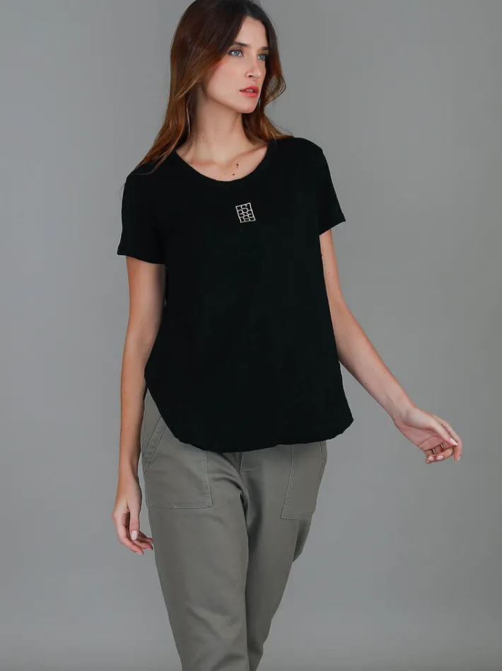 3rd Story Elianna Embroidery Logo S/S Tee< Short Sleeves