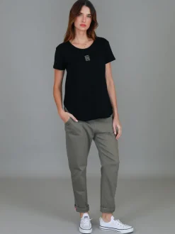 3rd Story Elianna Embroidery Logo S/S Tee< Short Sleeves