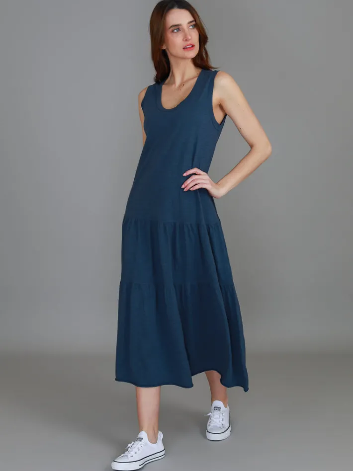 3rd Story Ella Tiered Midi Dress< Sleeveless Dress