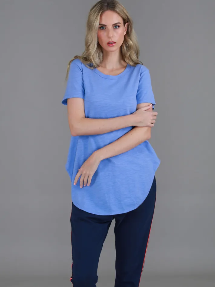 3rd Story Elwood Curved Hem T Shirt< Short Sleeves