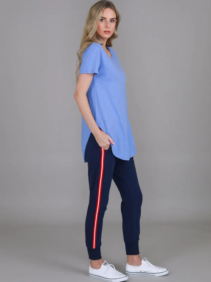 3rd Story Elwood Curved Hem T Shirt< Short Sleeves