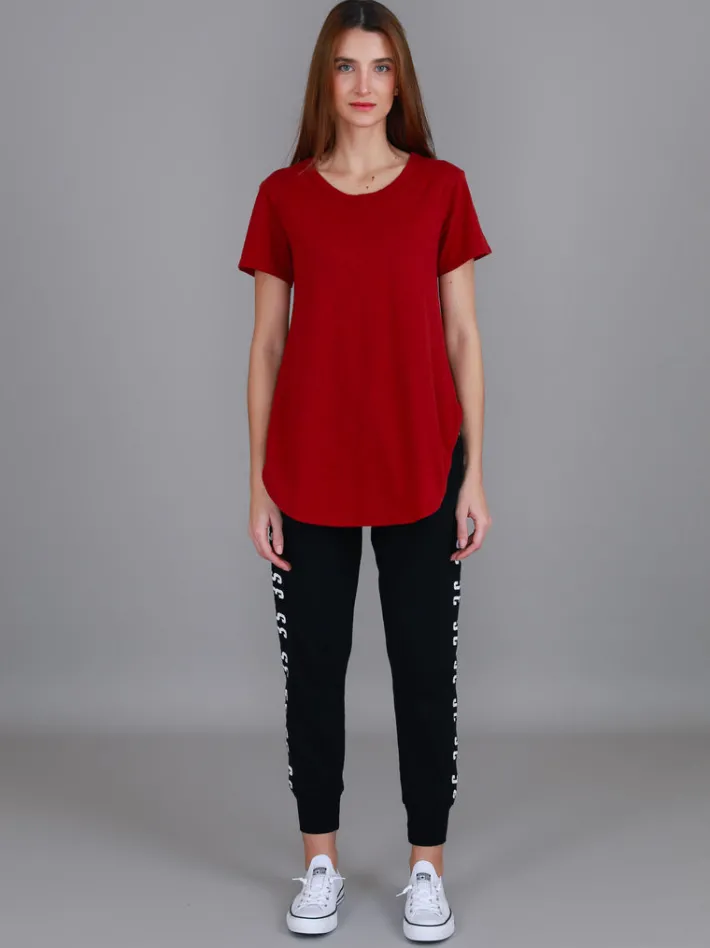 3rd Story Elwood Curved Hem T Shirt< Short Sleeves
