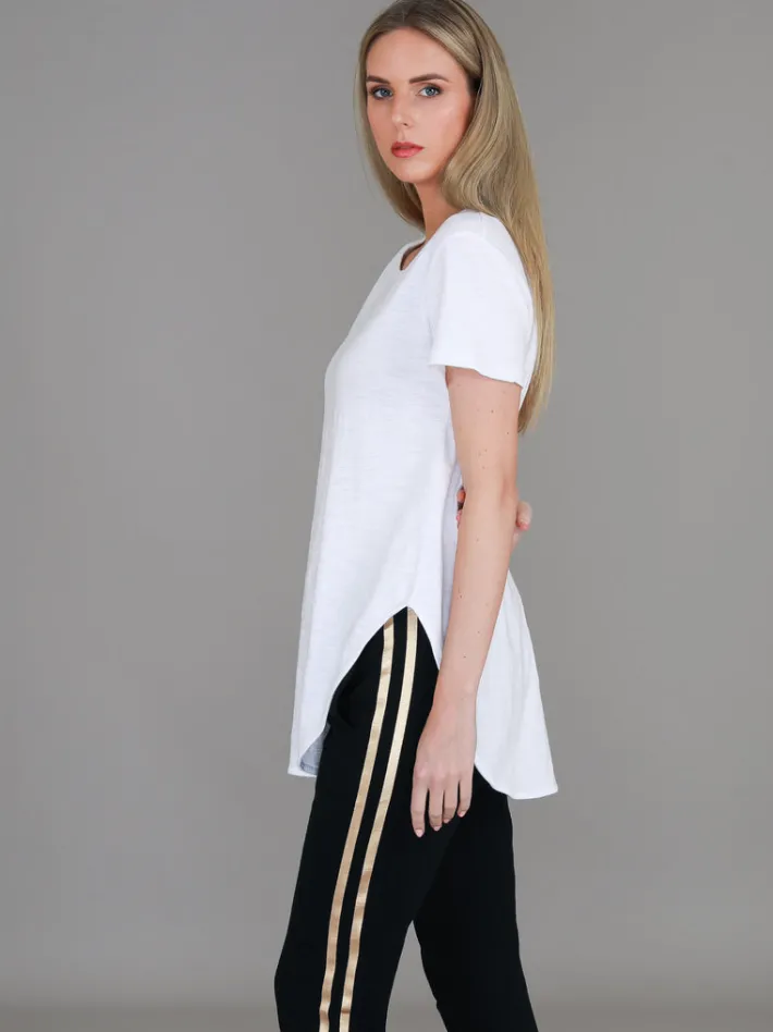 3rd Story Elwood Curved Hem T Shirt< Short Sleeves