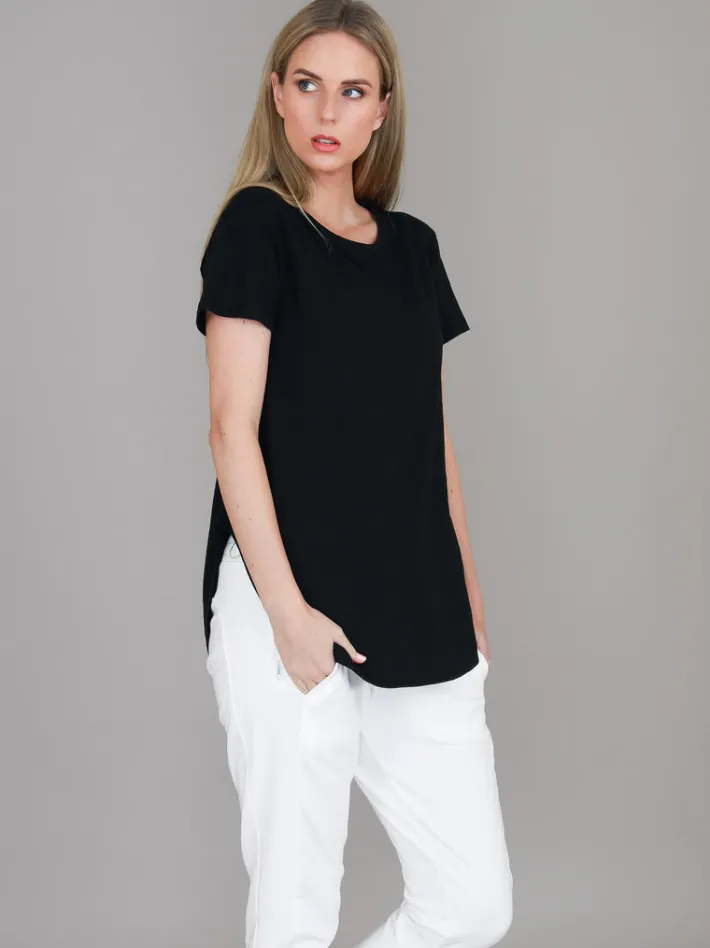 3rd Story Elwood Curved Hem T Shirt< Short Sleeves
