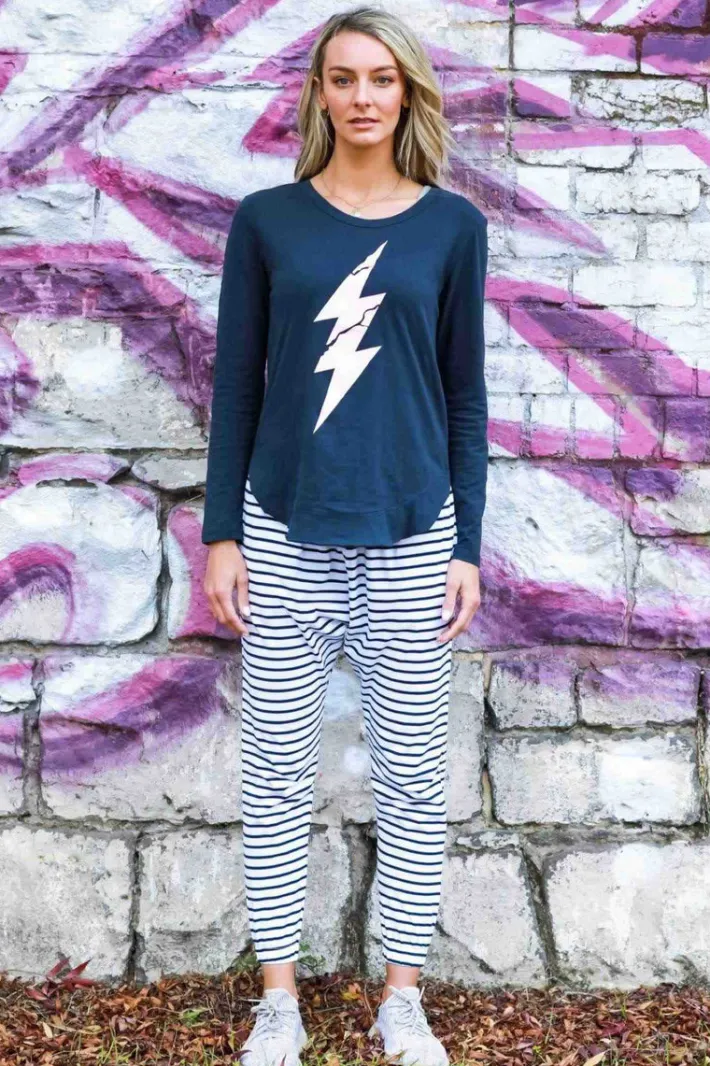 3rd Story Emily Lightning Flash Tee< Long Sleeves