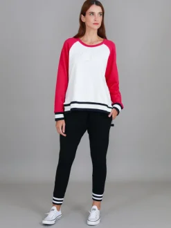 3rd Story Everly 3S Logo Raglan Crewneck Sweatshirt< Sweatshirts|Sweatshirts