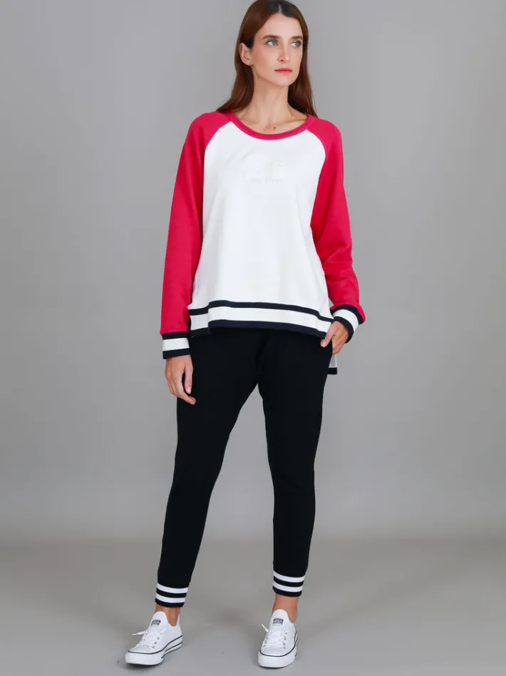 3rd Story Everly 3S Logo Raglan Crewneck Sweatshirt< Sweatshirts|Sweatshirts
