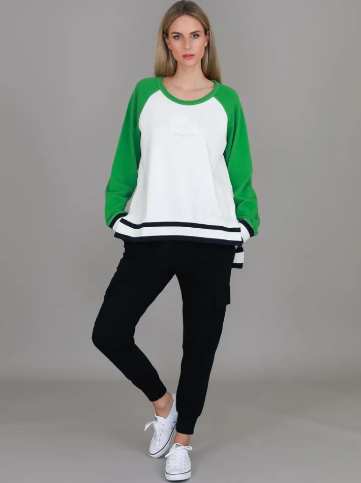 3rd Story Everly 3S Logo Raglan Crewneck Sweatshirt< Sweatshirts|Sweatshirts