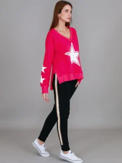 3rd Story Frankie Five Star V Neck Sweatshirt< Sweatshirts|Sweatshirts
