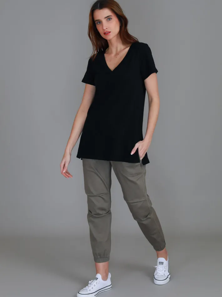 3rd Story Frankie V Neck T Shirt< Short Sleeves