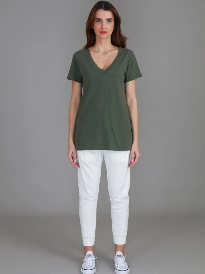 3rd Story Frankie V Neck T Shirt< Short Sleeves
