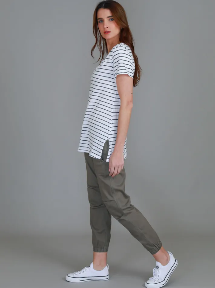 3rd Story Frankie V Neck T Shirt< Short Sleeves