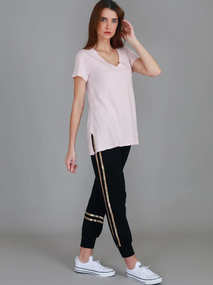 3rd Story Frankie V Neck T Shirt< Short Sleeves