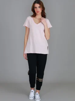 3rd Story Frankie V Neck T Shirt< Short Sleeves