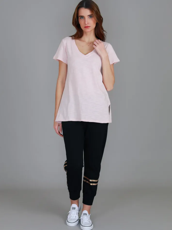 3rd Story Frankie V Neck T Shirt< Short Sleeves