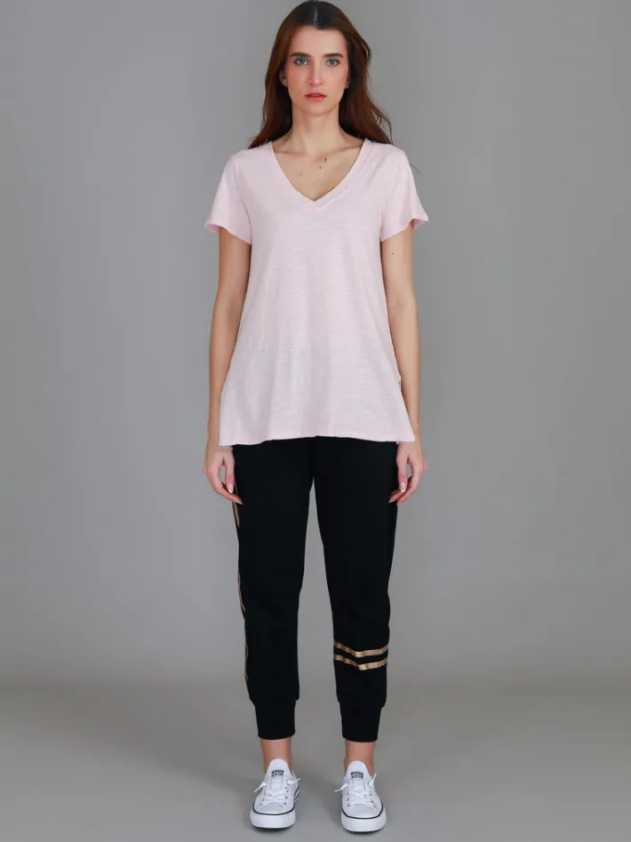 3rd Story Frankie V Neck T Shirt< Short Sleeves