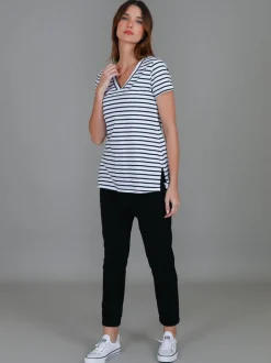 3rd Story Frankie V Neck T Shirt< Short Sleeves