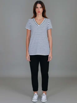 3rd Story Frankie V Neck T Shirt< Short Sleeves