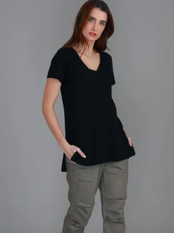 3rd Story Frankie V Neck T Shirt< Short Sleeves