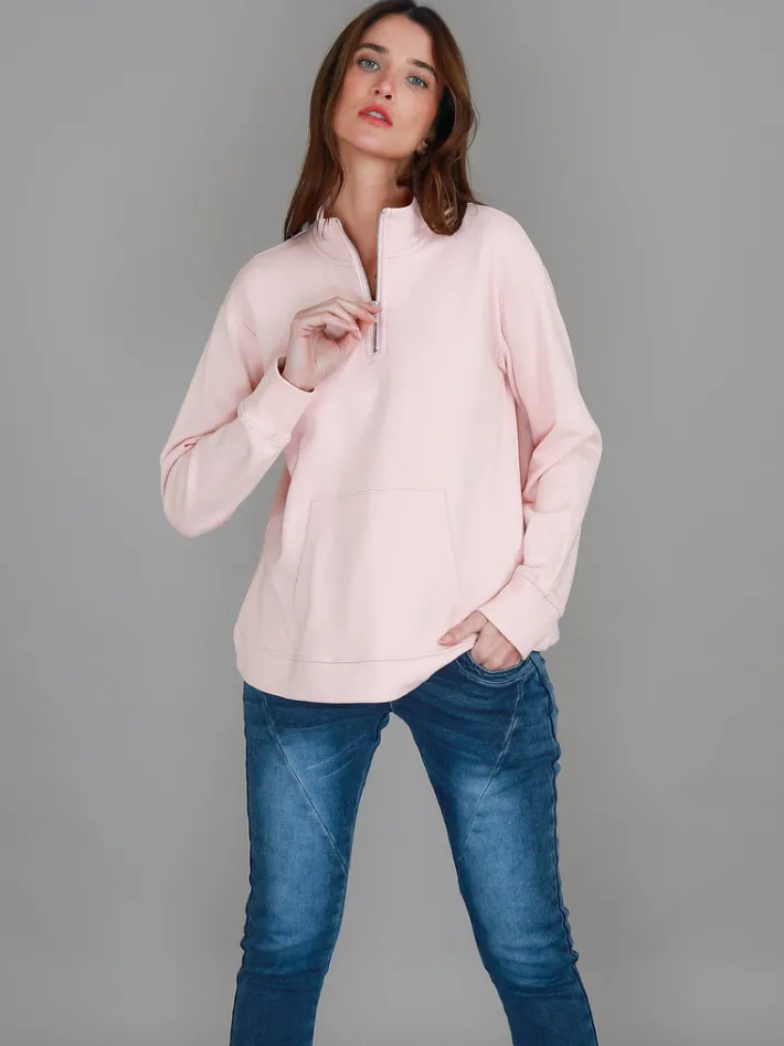 3rd Story Gianna Half Zip Sweatshirt< Sweatshirts|Sweatshirts
