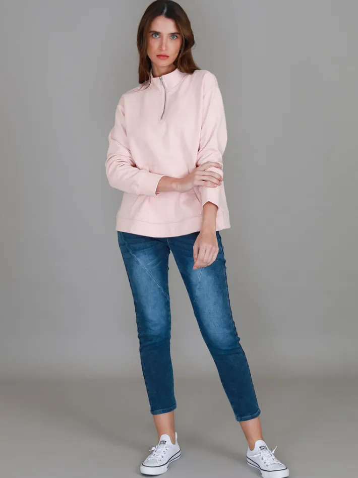 3rd Story Gianna Half Zip Sweatshirt< Sweatshirts|Sweatshirts