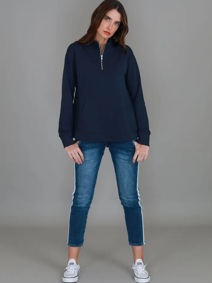 3rd Story Gianna Half Zip Sweatshirt< Sweatshirts|Sweatshirts