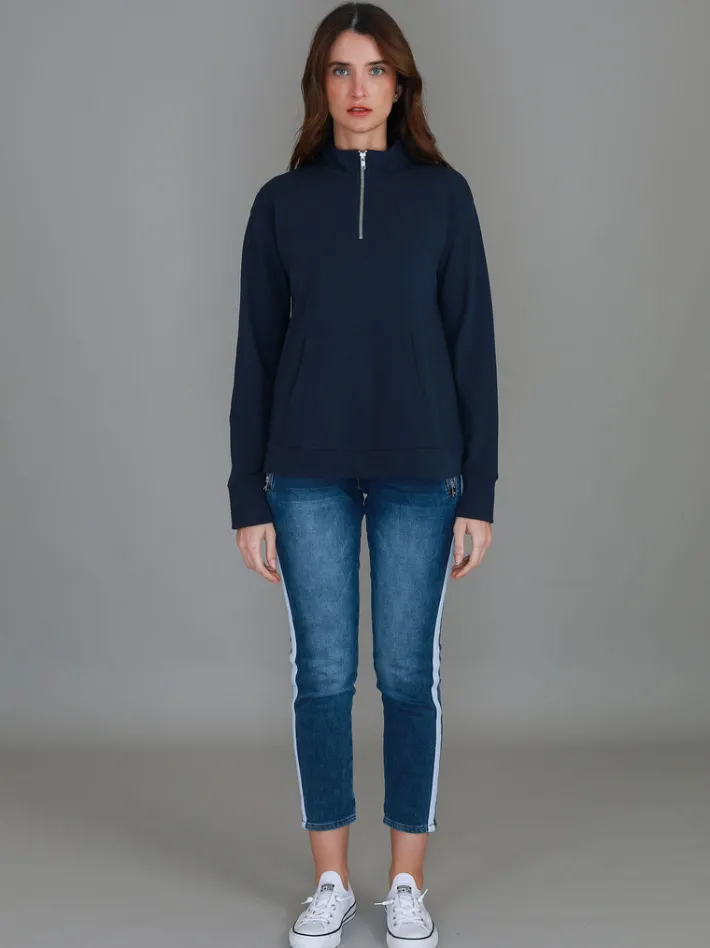 3rd Story Gianna Half Zip Sweatshirt< Sweatshirts|Sweatshirts