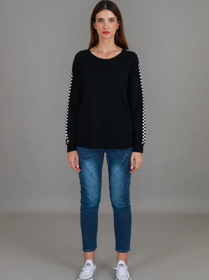 3rd Story Gil Check Stripe Sweatshirt< Sweatshirts|Sweatshirts