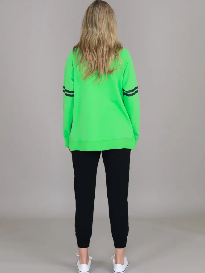 3rd Story Ginger Leopard Print Splice Star Sweatshirt< Sweatshirts|Sweatshirts