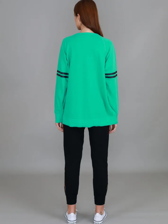 3rd Story Ginger Leopard Print Splice Star Sweatshirt< Sweatshirts|Sweatshirts