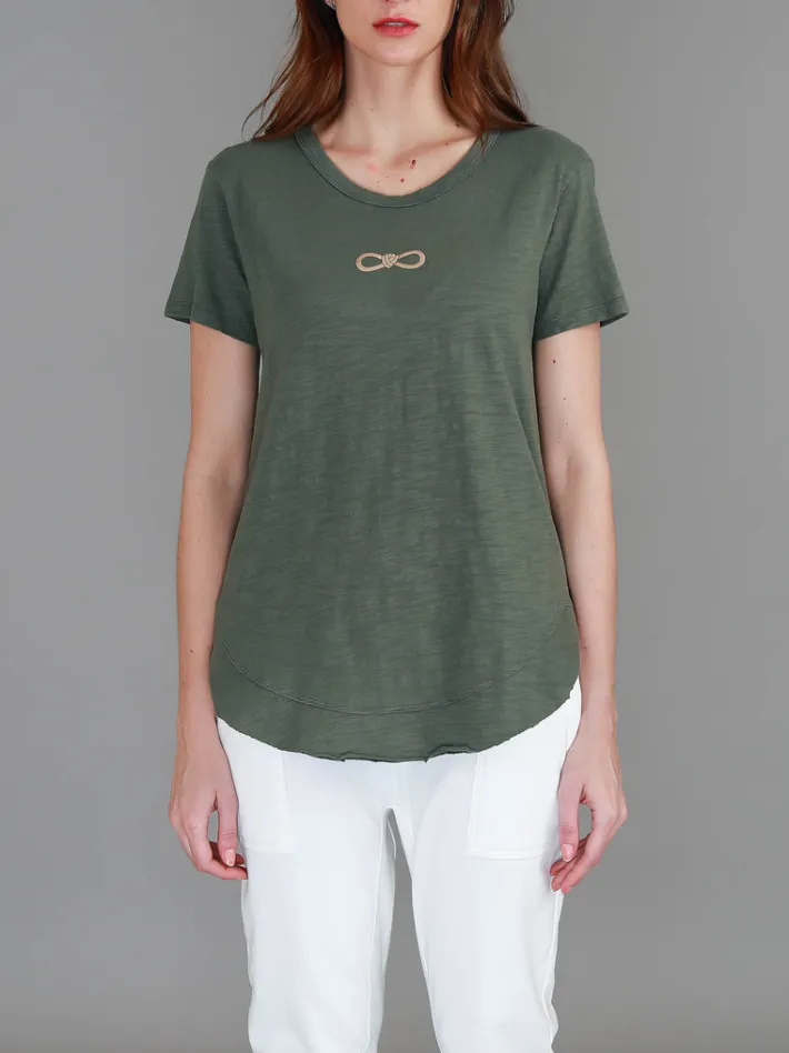 3rd Story Gracie Gold Bow Short Sleeve T Shirt< Short Sleeves