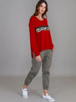 3rd Story Harvie Leopard Band Sweatshirt< Sweatshirts|Sweatshirts