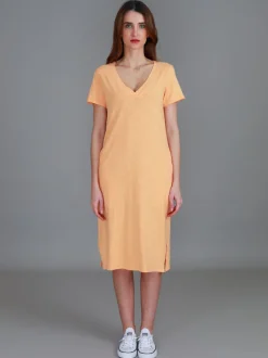 3rd Story Heidi V Neck Dress< Short Sleeve Dress