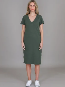 3rd Story Heidi V Neck Dress< Short Sleeve Dress