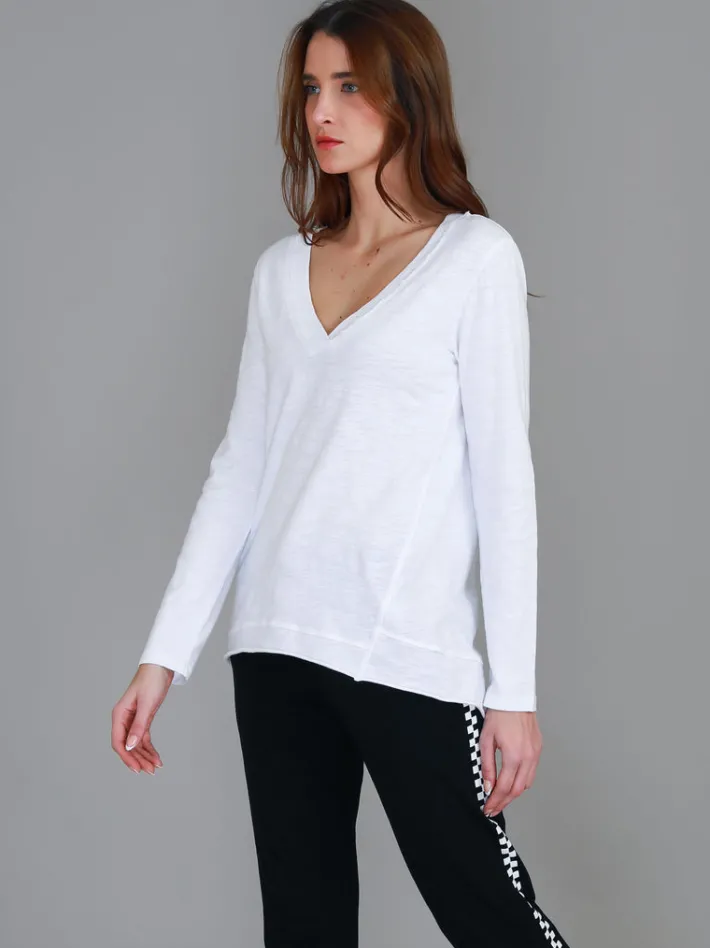 3rd Story Isla V Neck T Shirt< Long Sleeves