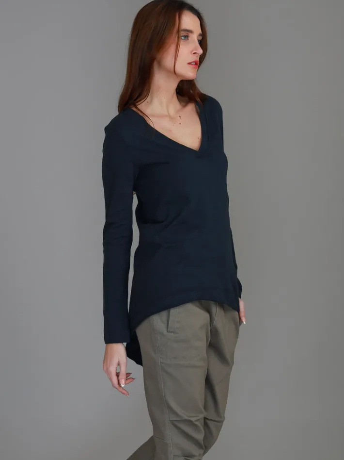 3rd Story Isla V Neck T Shirt< Long Sleeves