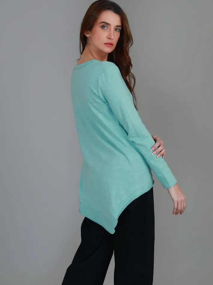 3rd Story Isla V Neck T Shirt< Long Sleeves