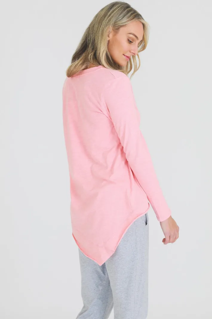 3rd Story Isla V Neck T Shirt< Long Sleeves