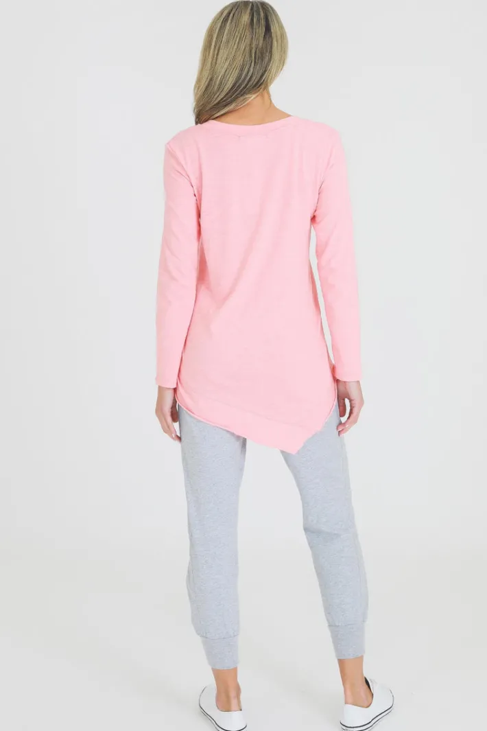 3rd Story Isla V Neck T Shirt< Long Sleeves