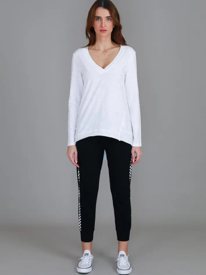 3rd Story Isla V Neck T Shirt< Long Sleeves