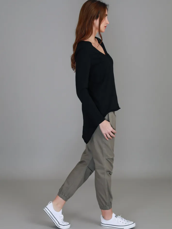 3rd Story Isla V Neck T Shirt< Long Sleeves