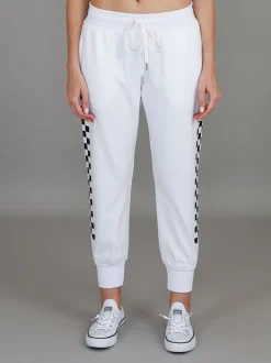 3rd Story Izzy - Ava Cheque Print Sweatpants< Sweatpants|Joggers