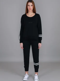 3rd Story Jamie Two-Stripes Print Sweatshirt< Sweatshirts|Sweatshirts